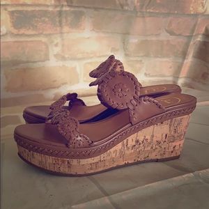Jack Rogers Wedges 7.5 NWOB